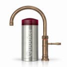 Quooker Classic Fusion Round Aldret Messing med PRO3 VAQ B beholder thumbnail